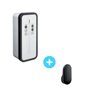 HAGER Borne de recharge Witty Start 22kW - Triphasé - Compatible Linky en option - accès sécurisé par clés